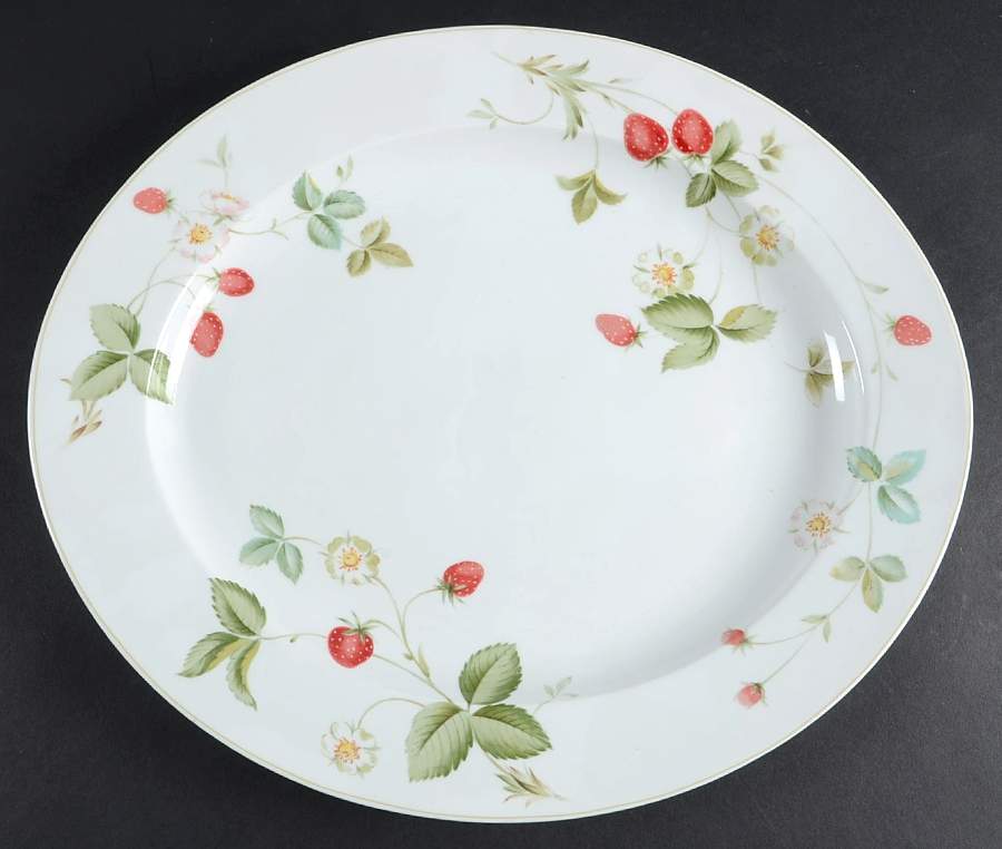 Melody Hill 13" Oval Serving Platter by Christopher Stuart-1