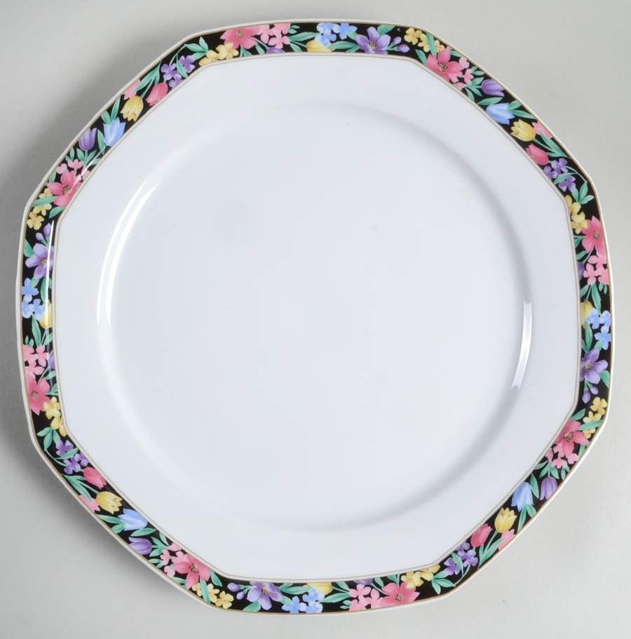 Midnight Garden 12" Chop Plate (Round Platter) by Christopher Stuart-1