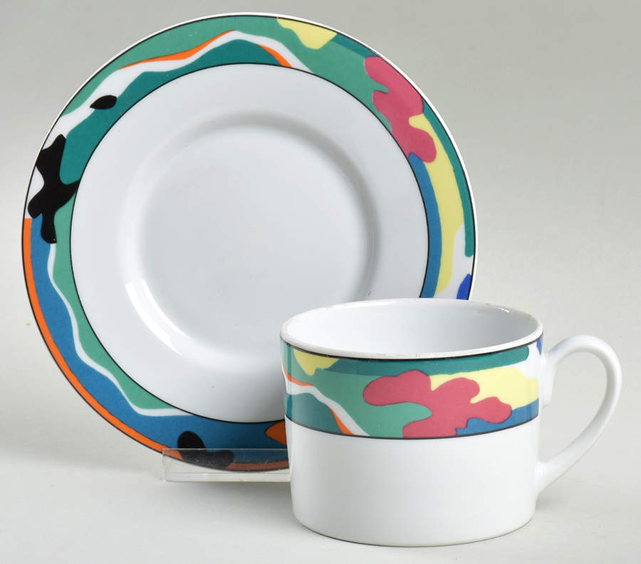 Momentum Flat Cup & Saucer Set by Christopher Stuart-1
