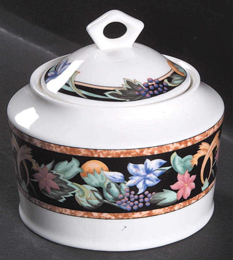 Mystical Garden Sugar Bowl & Lid by Christopher Stuart-1