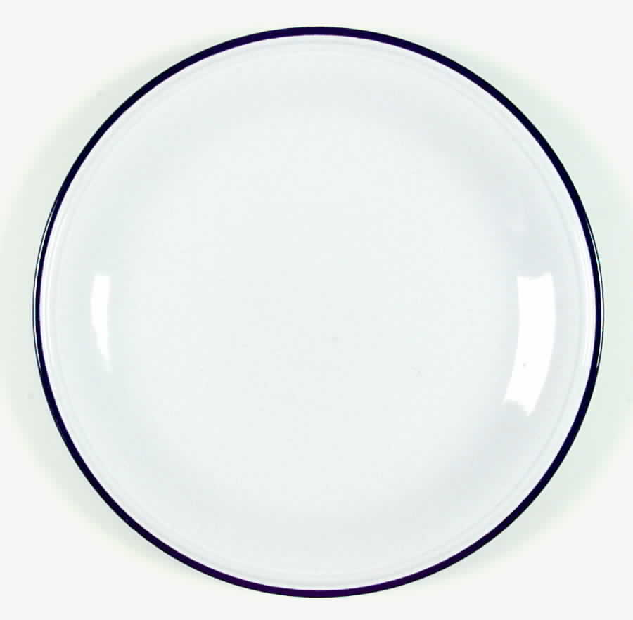 Nocturne White Dinner Plate by Christopher Stuart-1
