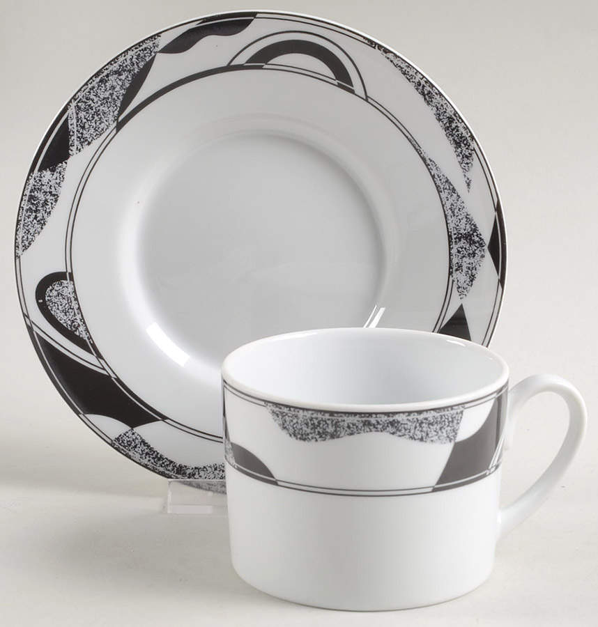 Odyssey Flat Cup & Saucer Set by Christopher Stuart-1