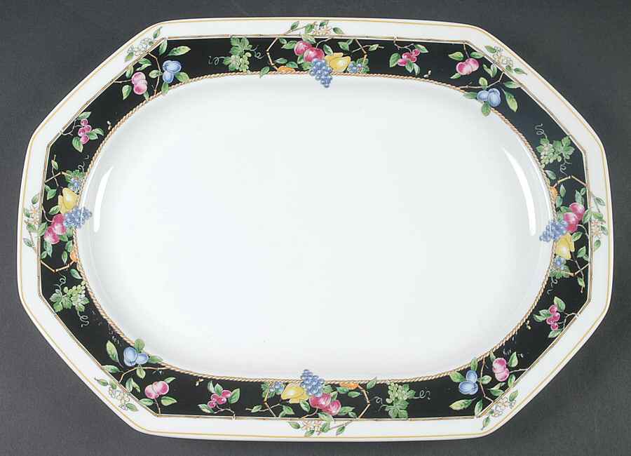 Orchard Park 14" Oval Serving Platter by Christopher Stuart-1