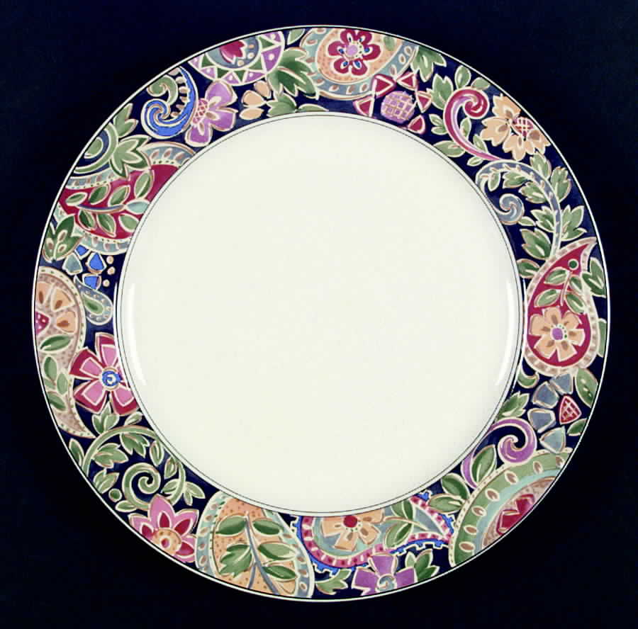 Paisley Mural Dinner Plate by Christopher Stuart-1