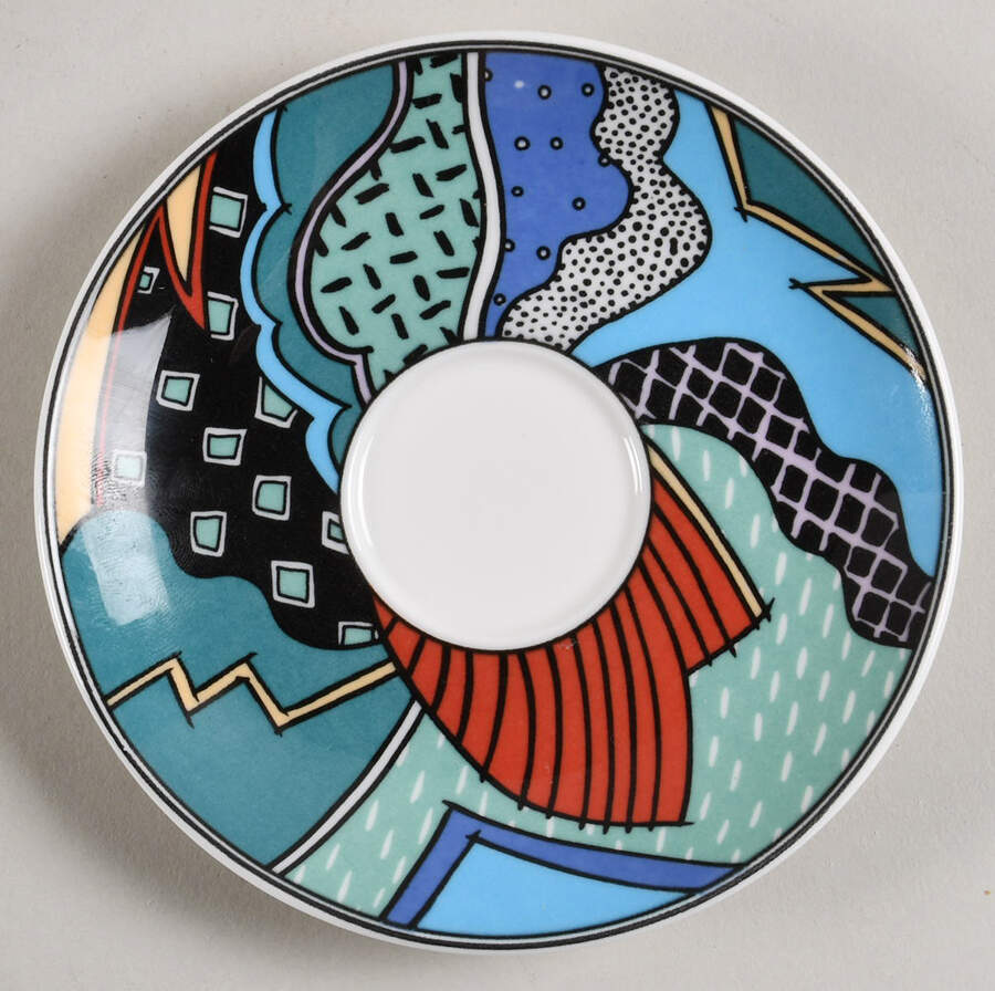 Rave Saucer for Demitasse Cup by Christopher Stuart-1