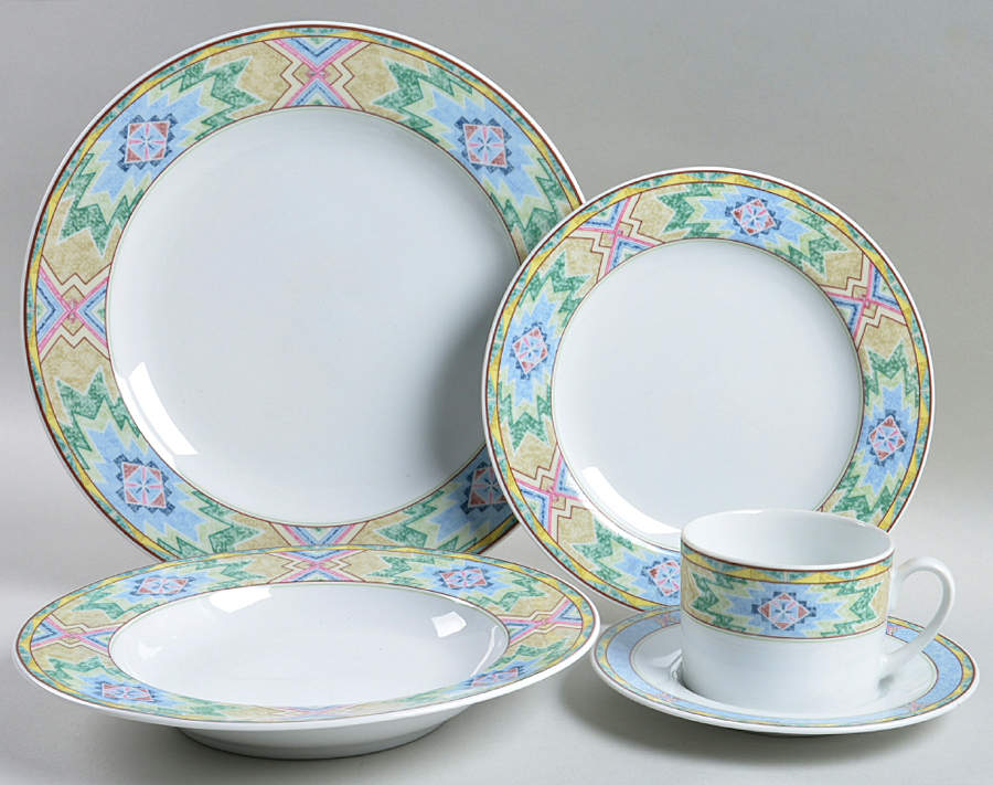 Rising Sun 5 Piece Place Setting by Christopher Stuart-1