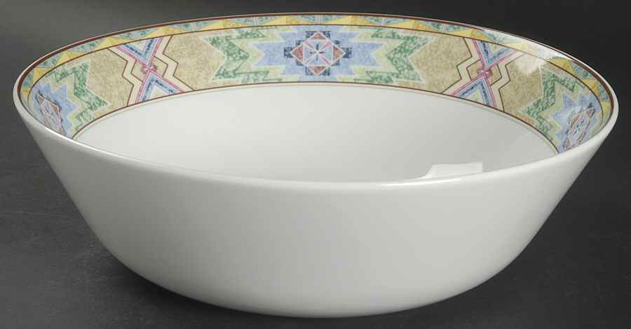 Rising Sun 9" Round Vegetable Bowl by Christopher Stuart-1