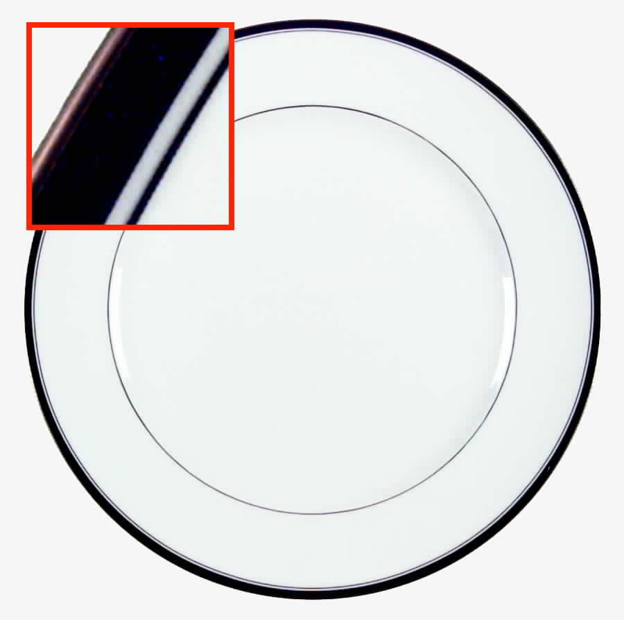 Royal Black Dinner Plate by Christopher Stuart-1