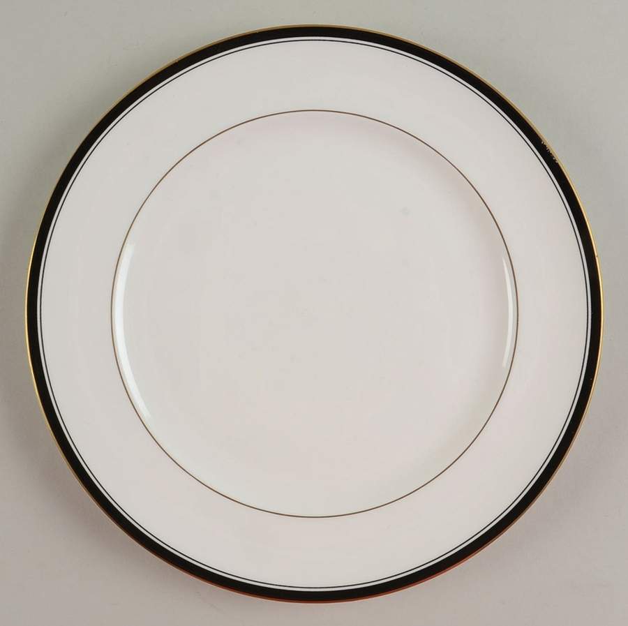 Royal Black Salad Plate by Christopher Stuart-1