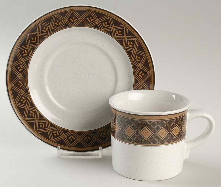 Senegal Flat Cup & Saucer Set by Christopher Stuart-1