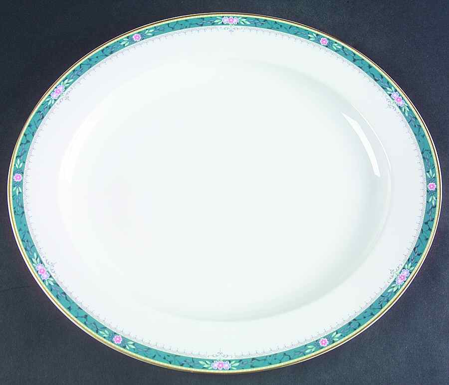 Somerset 13" Oval Serving Platter by Christopher Stuart-1