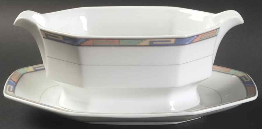 Southwest Gravy Boat & Underplate by Christopher Stuart-1