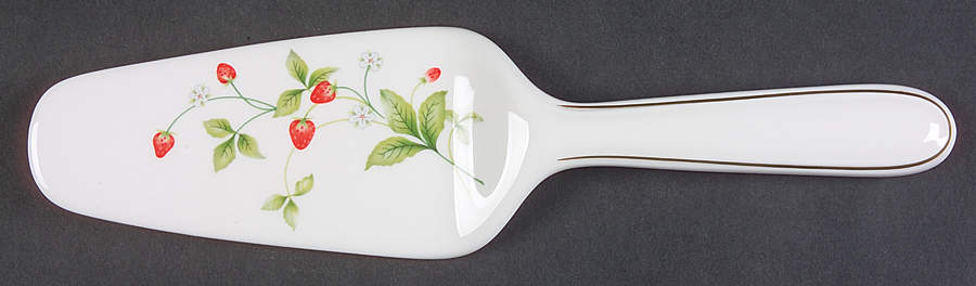 Strawberry Field Solid Ceramic Pie/Cake Server by Christopher Stuart-1