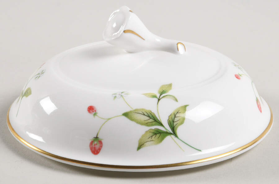 Strawberry Field Lid for Sugar Bowl by Christopher Stuart-1