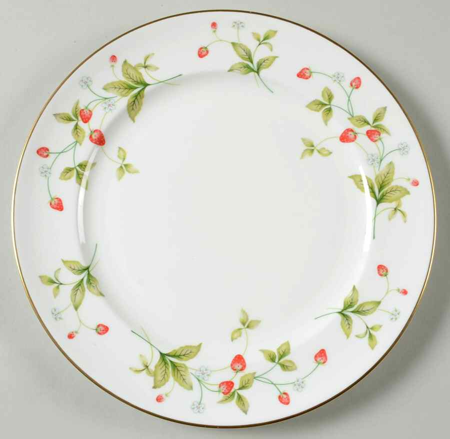 Strawberry Field Salad Plate by Christopher Stuart-1