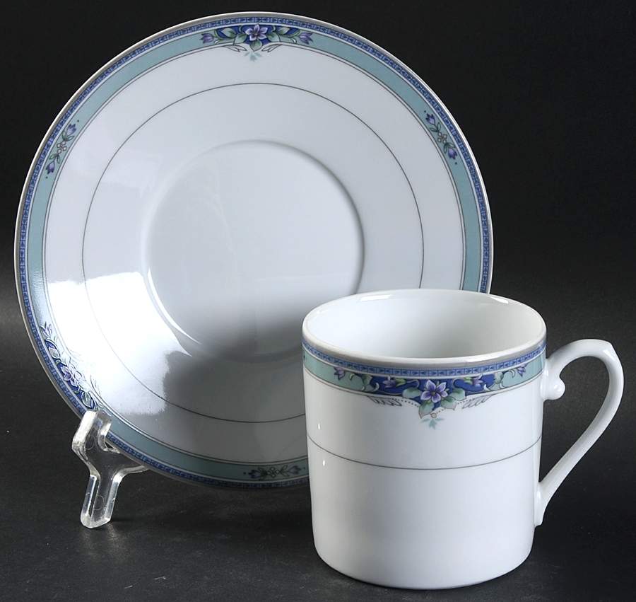 Stratford Flat Cup & Saucer Set by Christopher Stuart-1