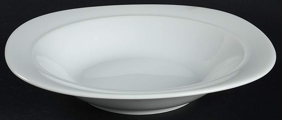 Studio White Rim Soup Bowl by Christopher Stuart-1