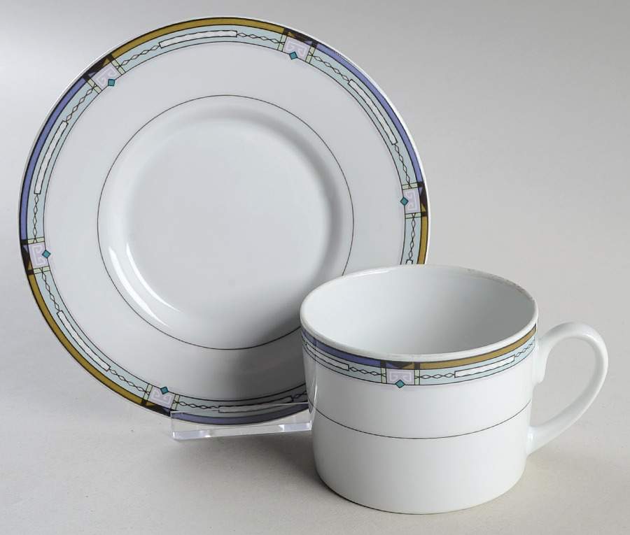 Tahoe Flat Cup & Saucer Set by Christopher Stuart-1