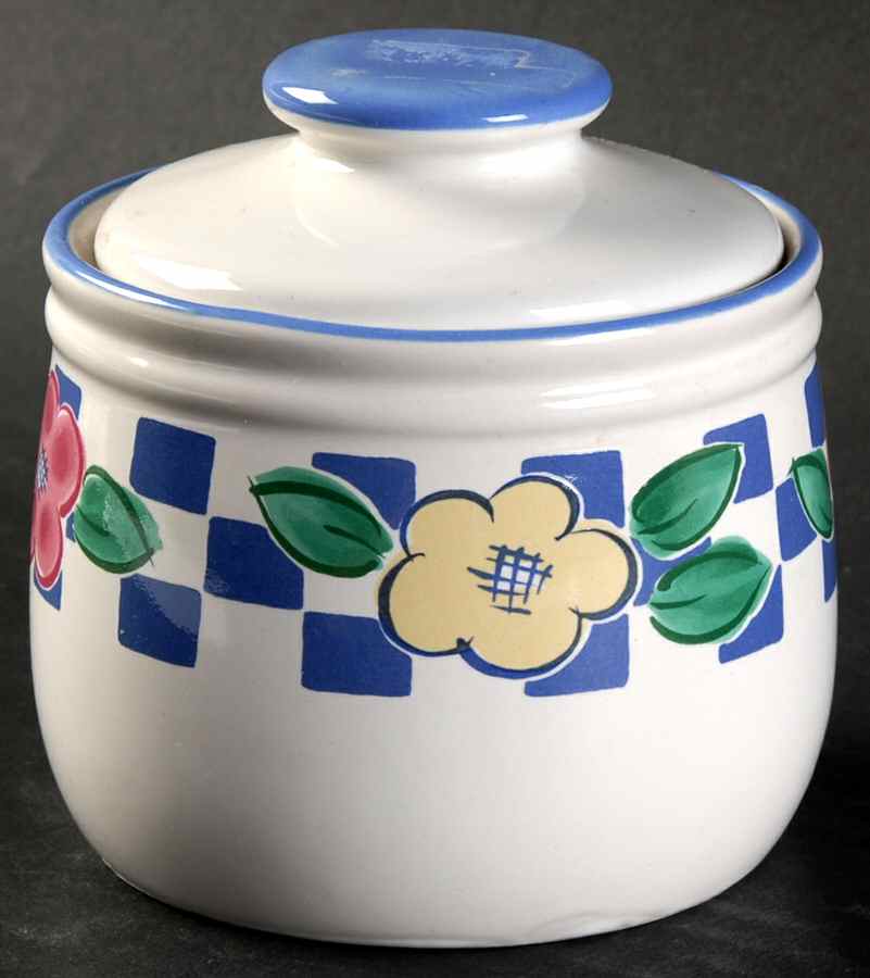 Village Bistro Sugar Bowl & Lid by Christopher Stuart-1