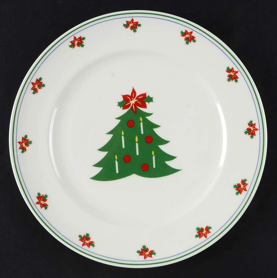 Yuletidings Salad Plate by Christopher Stuart-1