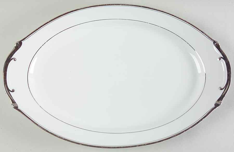 Forever Yours 14" Oval Serving Platter by James Chatelaine-1