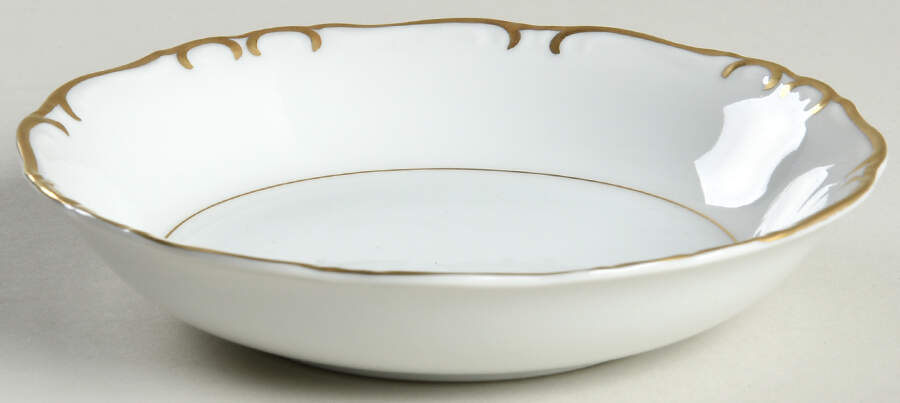 Gold Sharon Fruit/Dessert (Sauce) Bowl by James Chatelaine-1