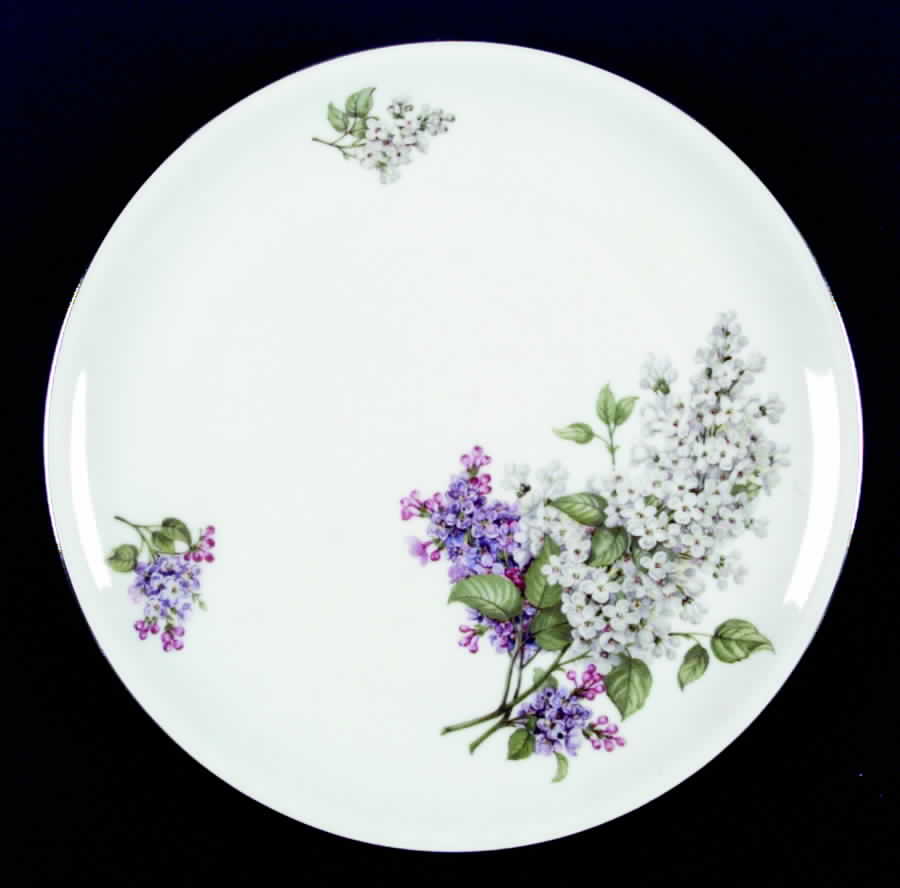 Lilac Time Dinner Plate by James Chatelaine-1