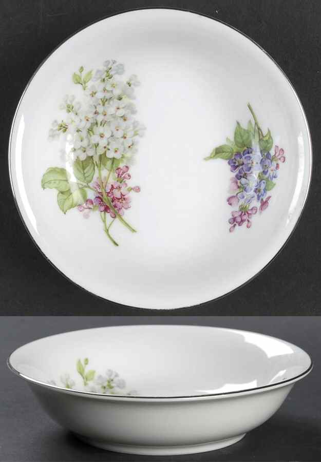Lilac Time Fruit/Dessert (Sauce) Bowl by James Chatelaine-1