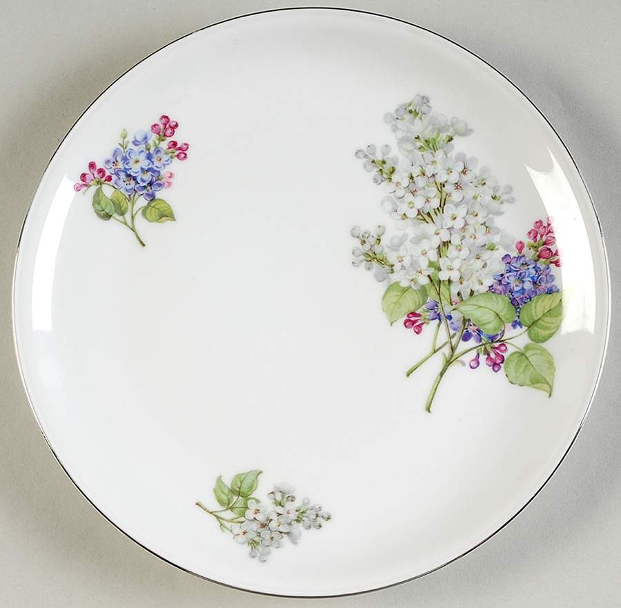 Lilac Time Salad Plate by James Chatelaine-1