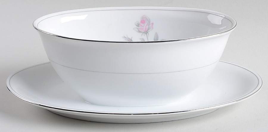 Picardy Gravy Boat with Attached Underplate by James Chatelaine-1