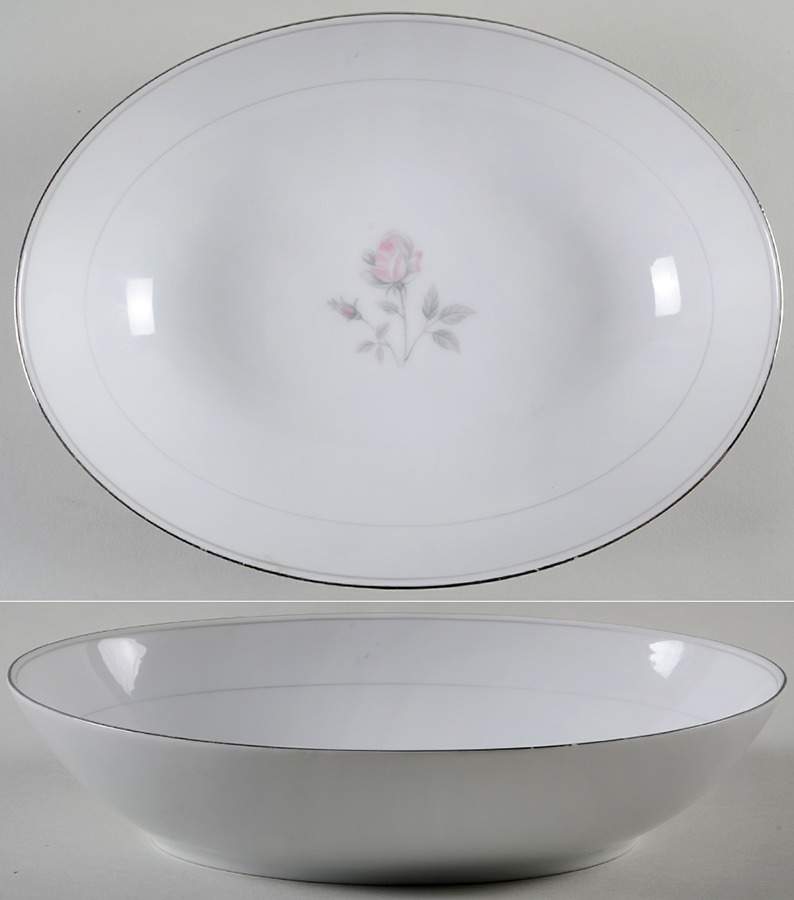 Picardy 10" Oval Vegetable Bowl by James Chatelaine-1