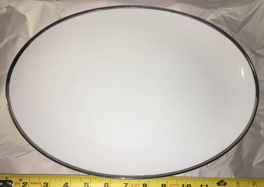 Plaza 12" Oval Serving Platter by James Chatelaine-1