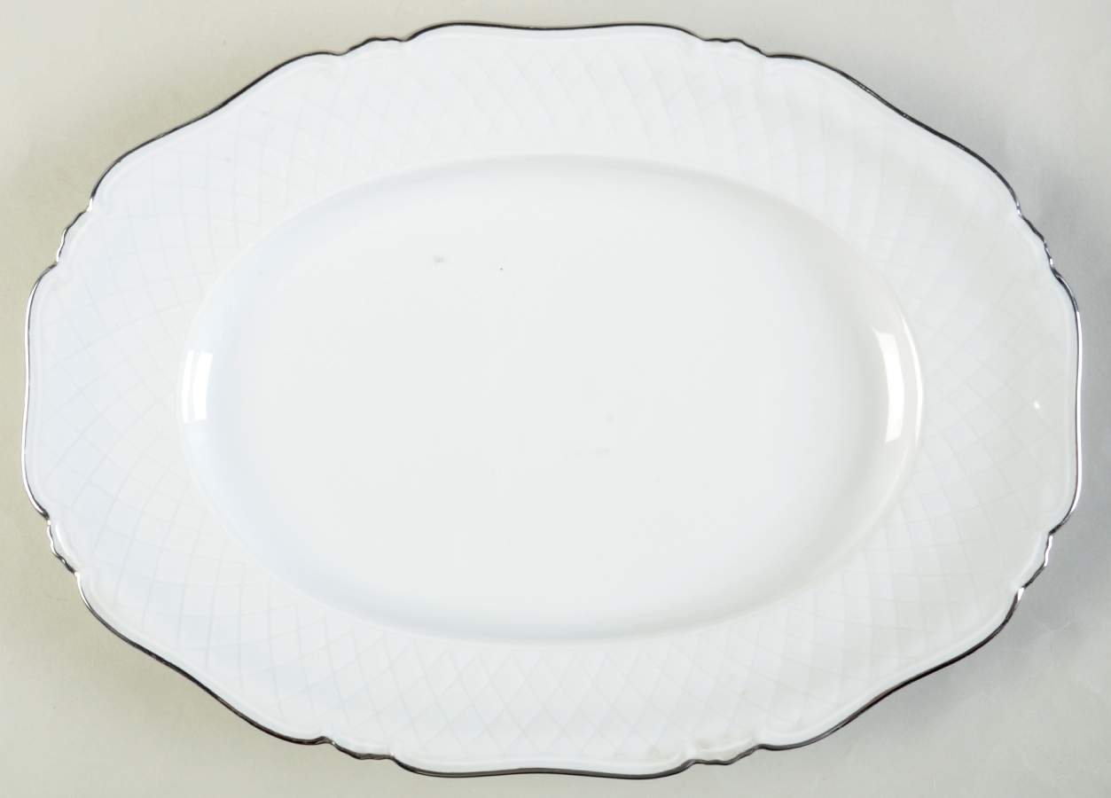 Princess 13" Oval Serving Platter by James Chatelaine-1