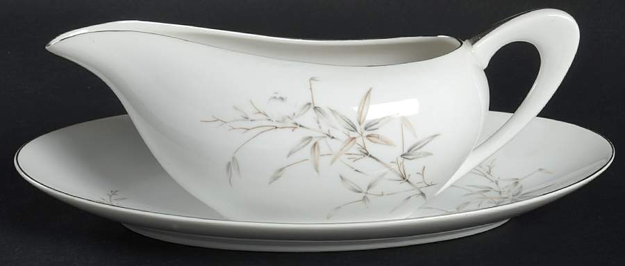 Sayonara Gravy Boat & Underplate/Relish by James Chatelaine-1