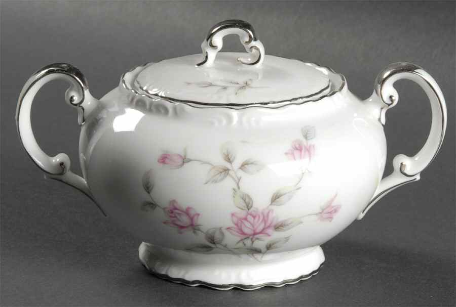 Sharon Rose Sugar Bowl & Lid by James Chatelaine-1