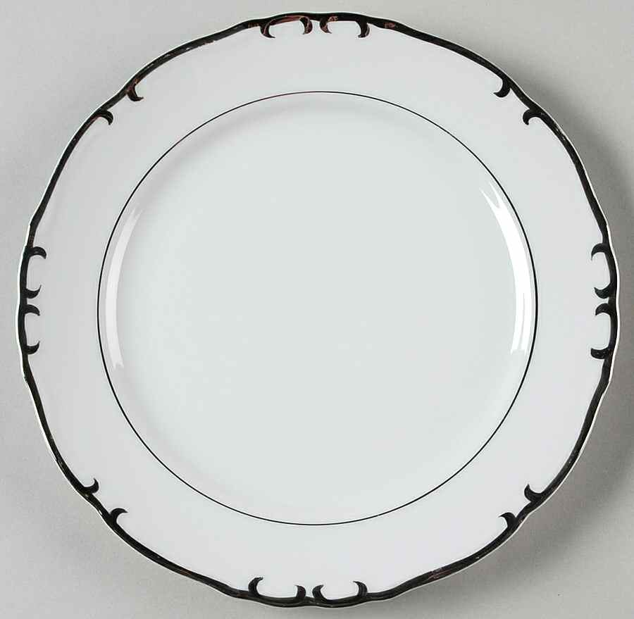 Silver Sharon Salad Plate by James Chatelaine-1