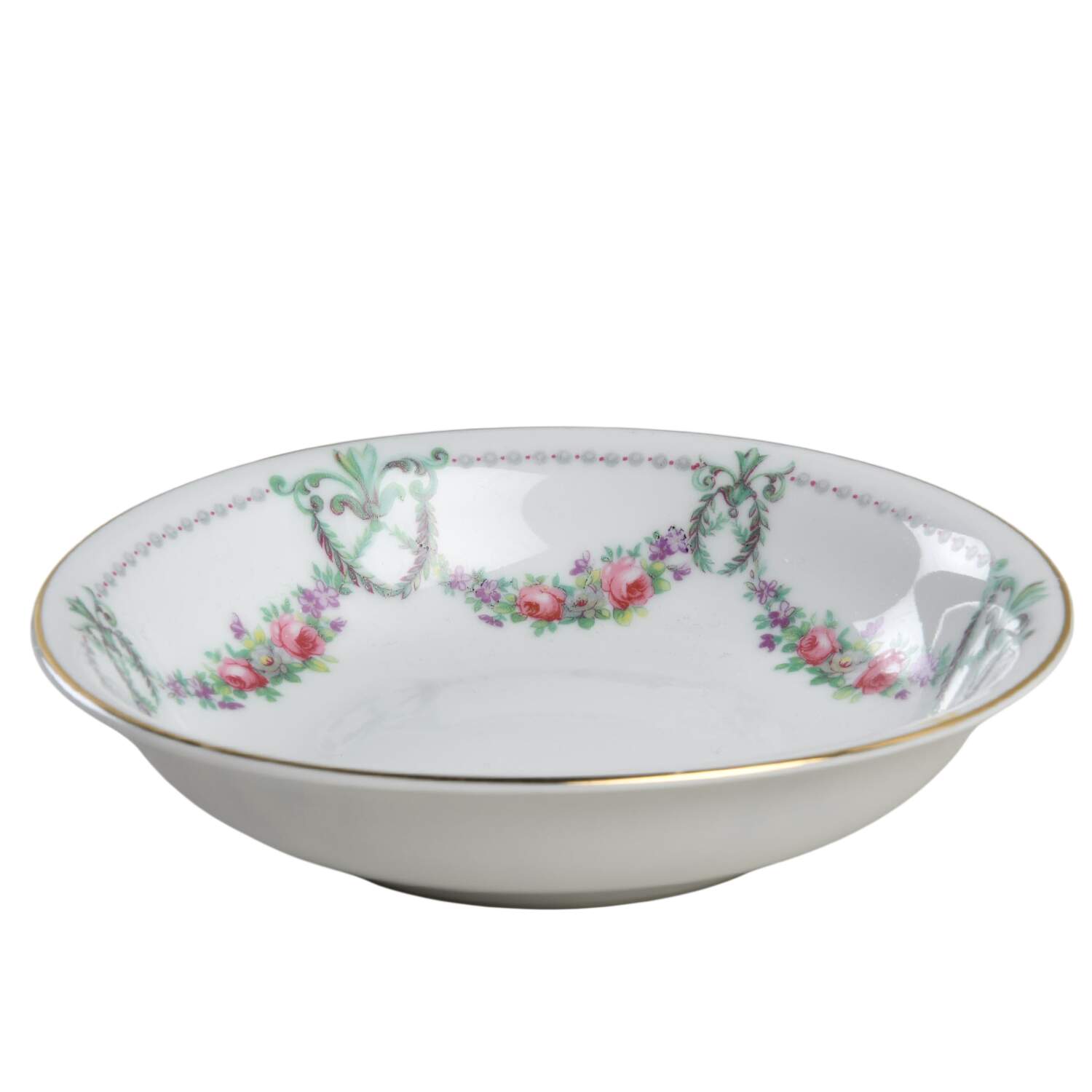 Rose Garland Fruit/Dessert (Sauce) Bowl by Chateau-1