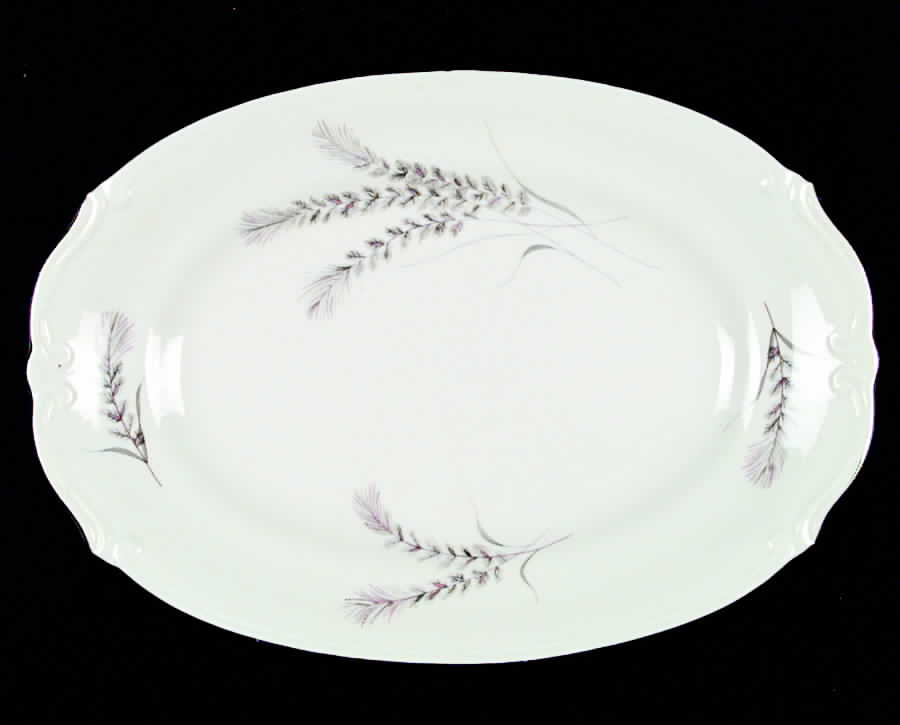 Thistle 12" Oval Serving Platter by Chodziez-Poland-1