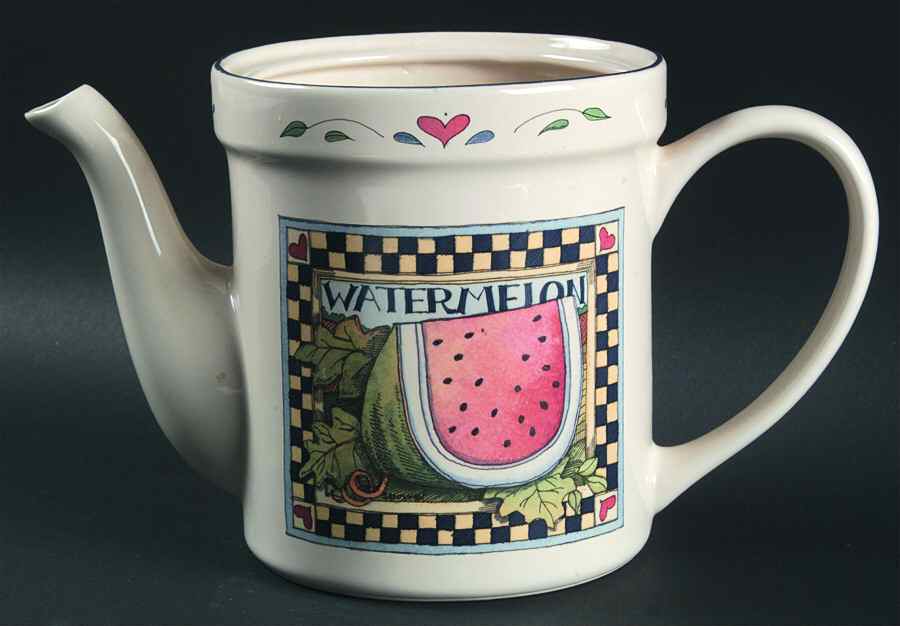 Harvest Fair Teapot No Lid by Certified International-1