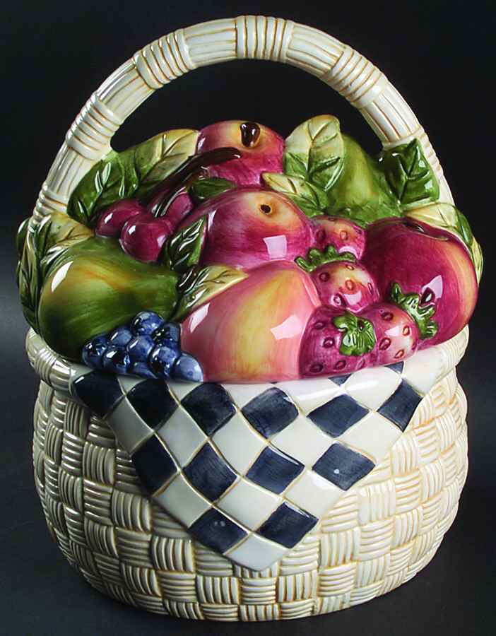 Harvest Fair Figural Cookie Jar & Lid by Certified International-1
