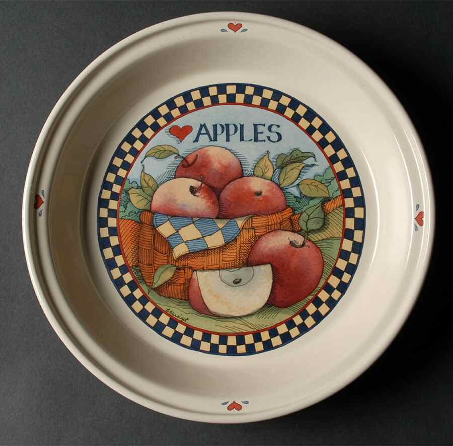 Harvest Fair 10" Pie Baking Plate by Certified International-1