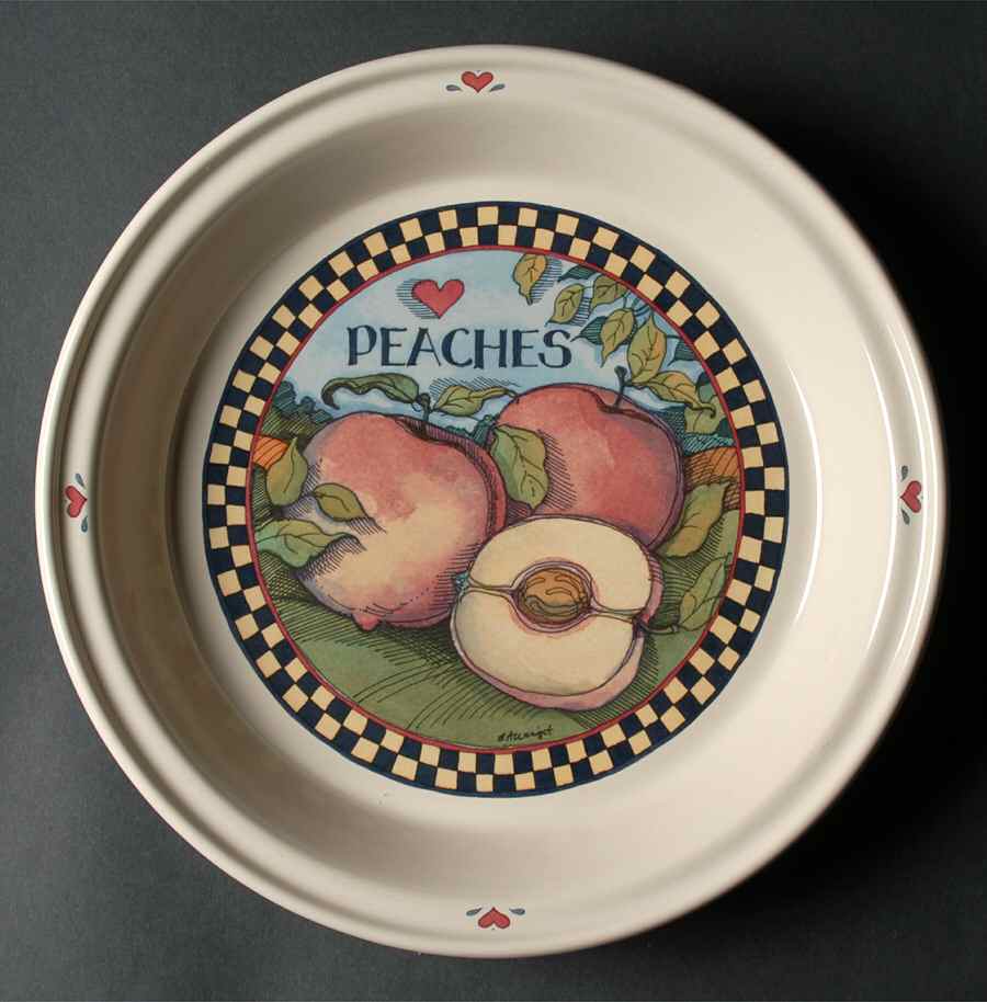 Harvest Fair 10" Pie Baking Plate by Certified International-1