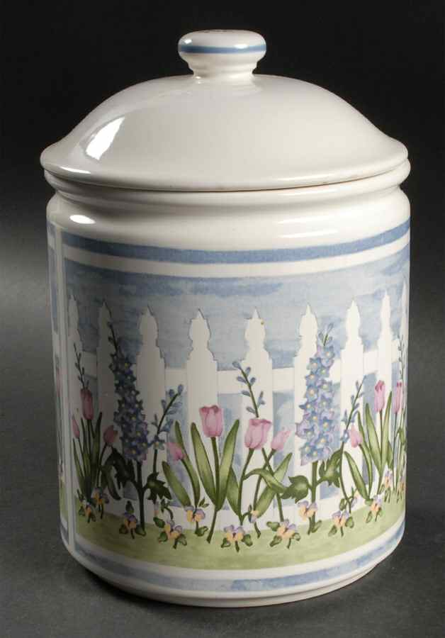 Delphinium Extra Large Canister & Lid by Certified International-1