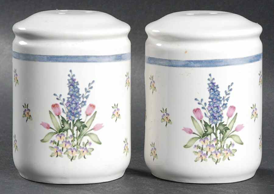 Delphinium Salt & Pepper Set by Certified International-1