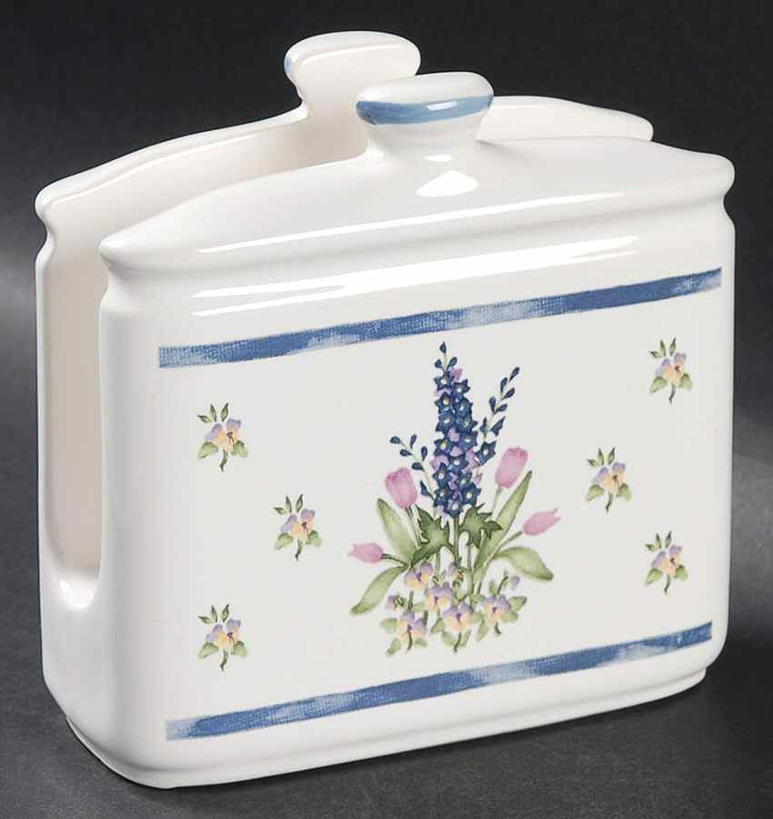 Delphinium Napkin Holder by Certified International-1