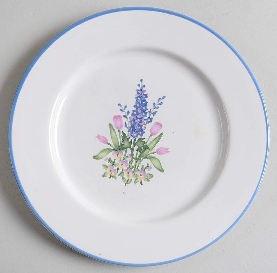 Delphinium Salad Plate by Certified International-1