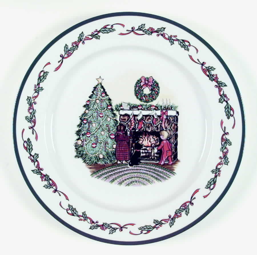 Waiting For Santa Dinner Plate by Certified International-1