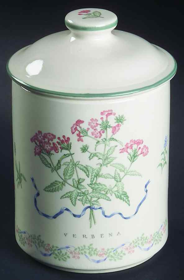 Woodbine Meadows Medium Canister & Lid by Certified International-1