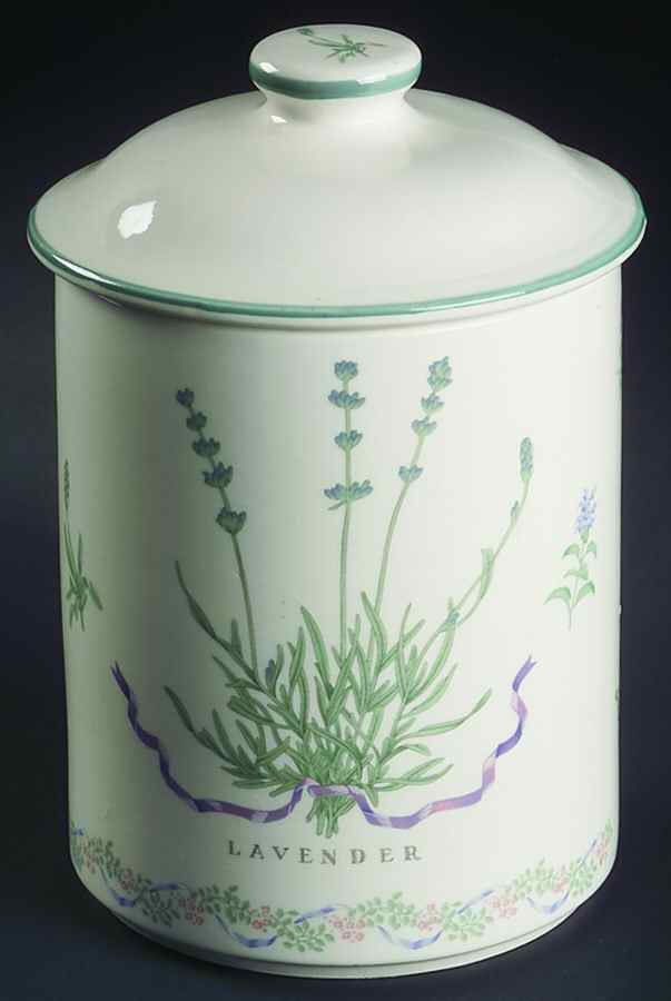 Woodbine Meadows Large Canister & Lid by Certified International-1