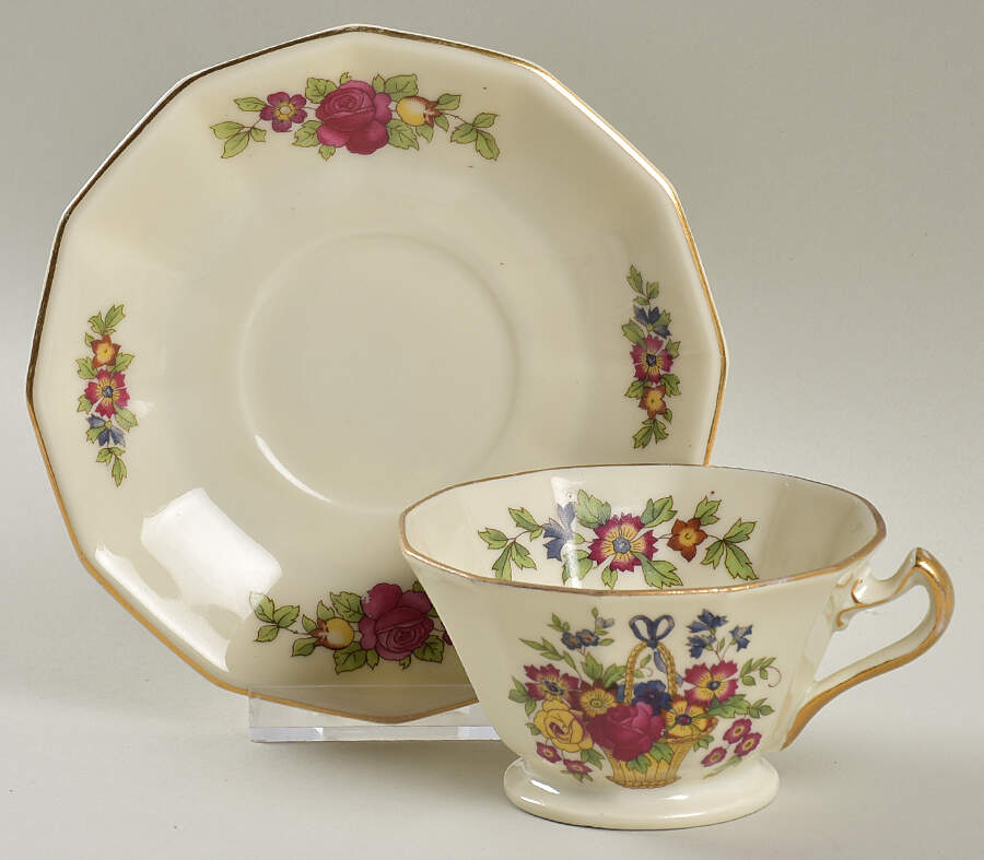 CIM16 Footed Cup & Saucer Set by Crown Imperial-1